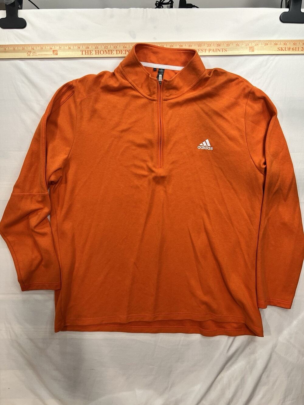 Men's Adidas Lightweight 1/4 Zip Long Sleeve Shirt 2XL